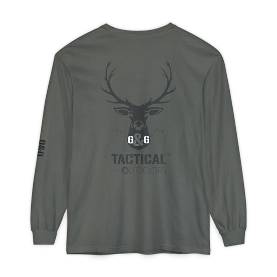 G&G Tactical Outdoors Official Long Sleeve Tee — Dark Logo Sleeve Graphic