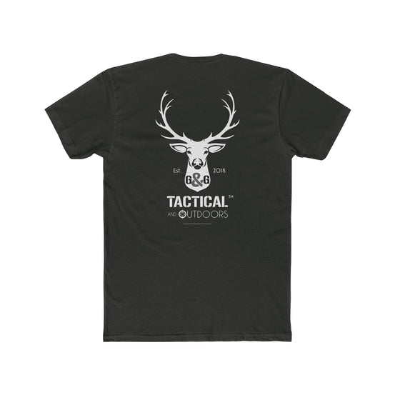 G&G Tactical Outdoors Deer Logo T‑Shirt — White Deer Hunting & Outdoor Crew Tee