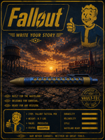 Chaves Knives Clicker Pen - Hex Dot Fallout Theme Vaultec 1