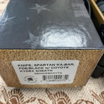 Spartan KA-Bar 7" CPM MagnaCut Flat Dark Earth Fixed Blade Knife with Kydex Tan Sheath SB54DEBKKYTN