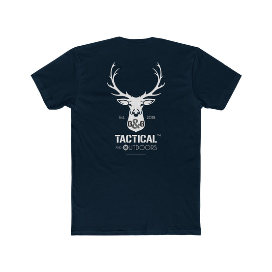 G&G Tactical Outdoors Deer Logo T‑Shirt — White Deer Hunting & Outdoor Crew Tee