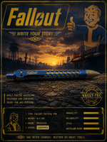 Chaves Knives Clicker Pen - Hex Dot Fallout Theme Vaultec 1
