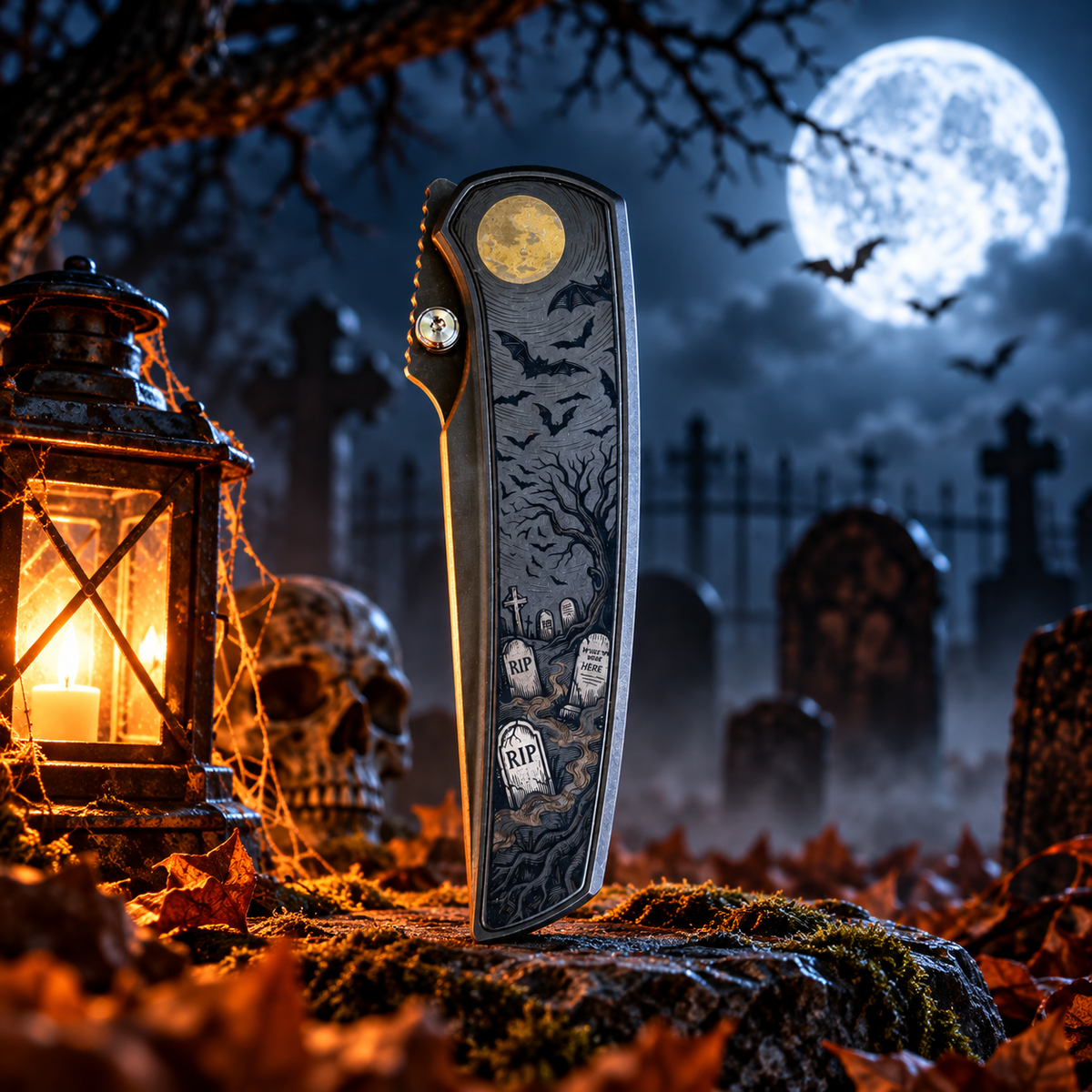 Chaves x Jake McCoy Integral Disciple Street HALLOWEEN GRAVEYARD WITH BATS THEME