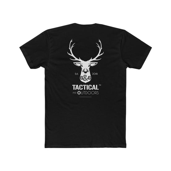 G&G Tactical Outdoors Deer Logo T‑Shirt — White Deer Hunting & Outdoor Crew Tee