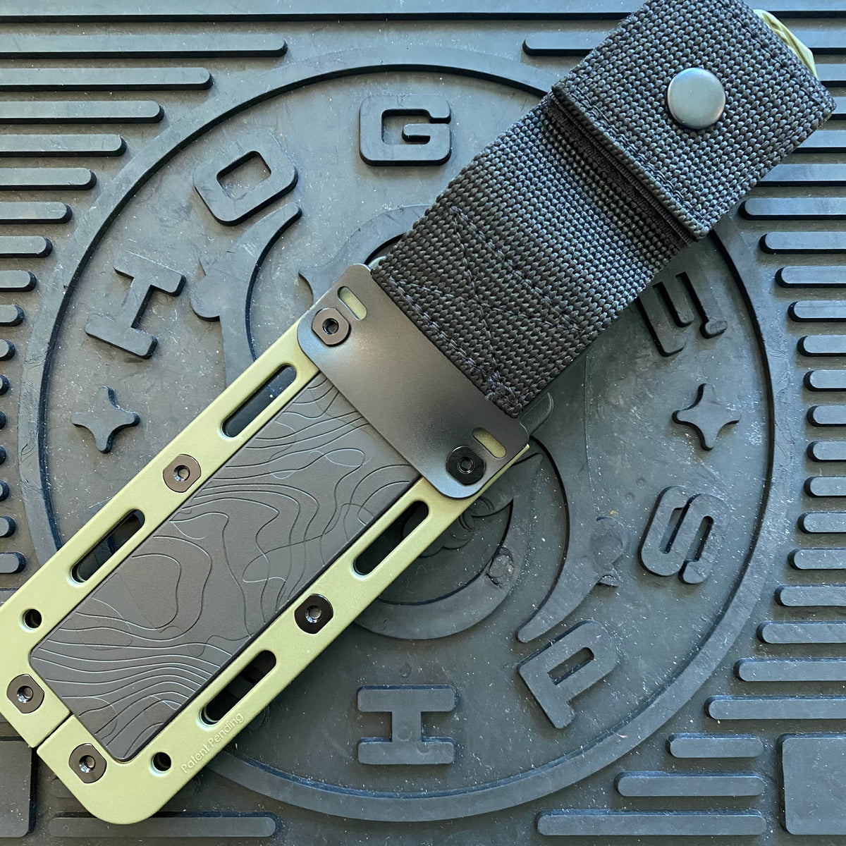 Demko FreeReign Drop Point 5" MagnaCut OD Green Handle Fixed Blade Knife MADE IN USA