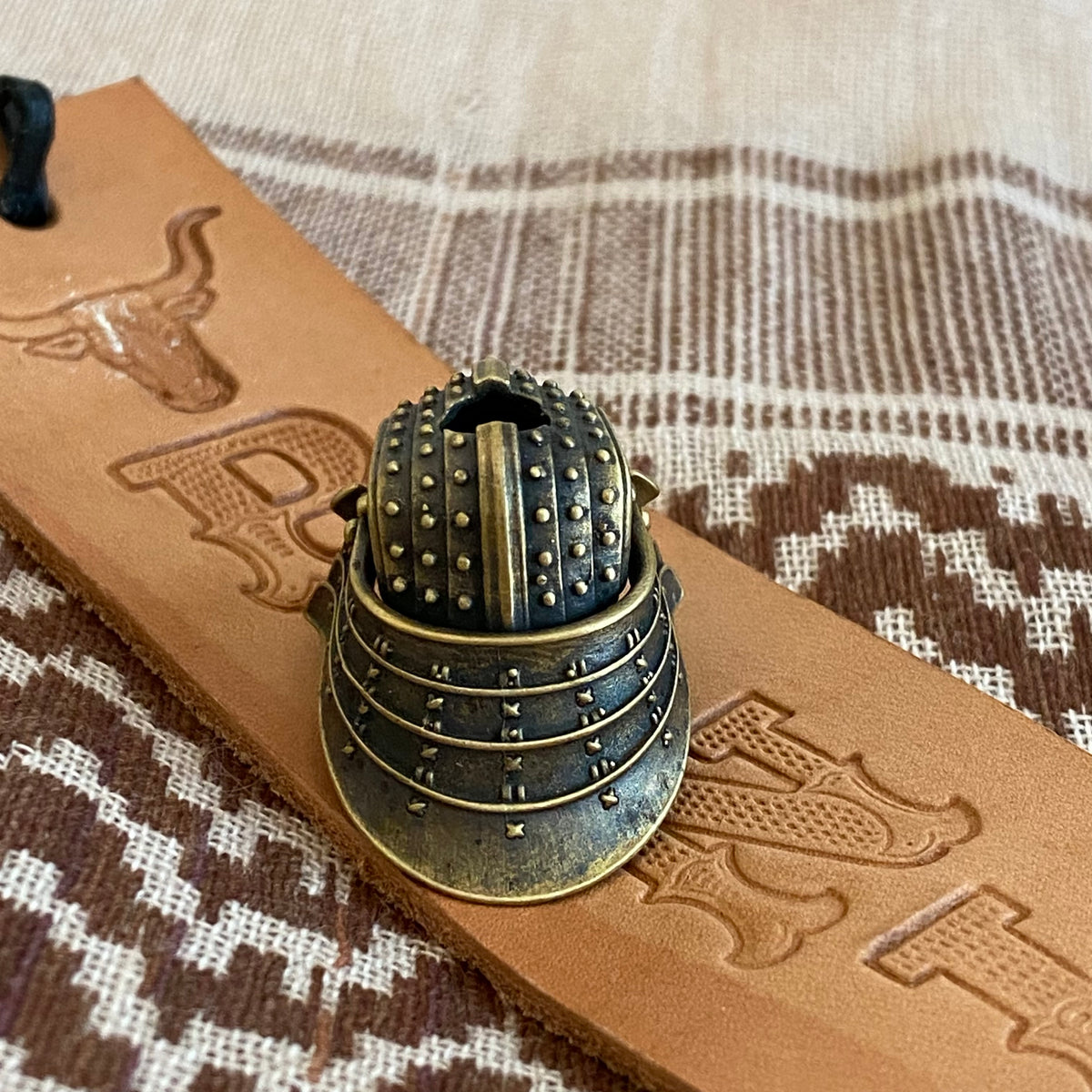 Ronin Samurai Helmet GGTO Exclusive "BRONZE" Lanyard Bead