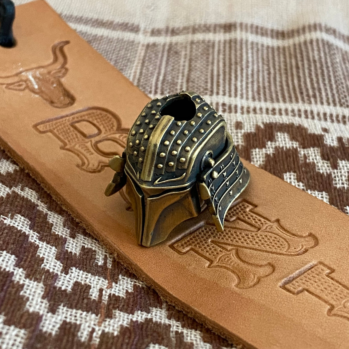 Ronin Samurai Helmet GGTO Exclusive "BRONZE" Lanyard Bead