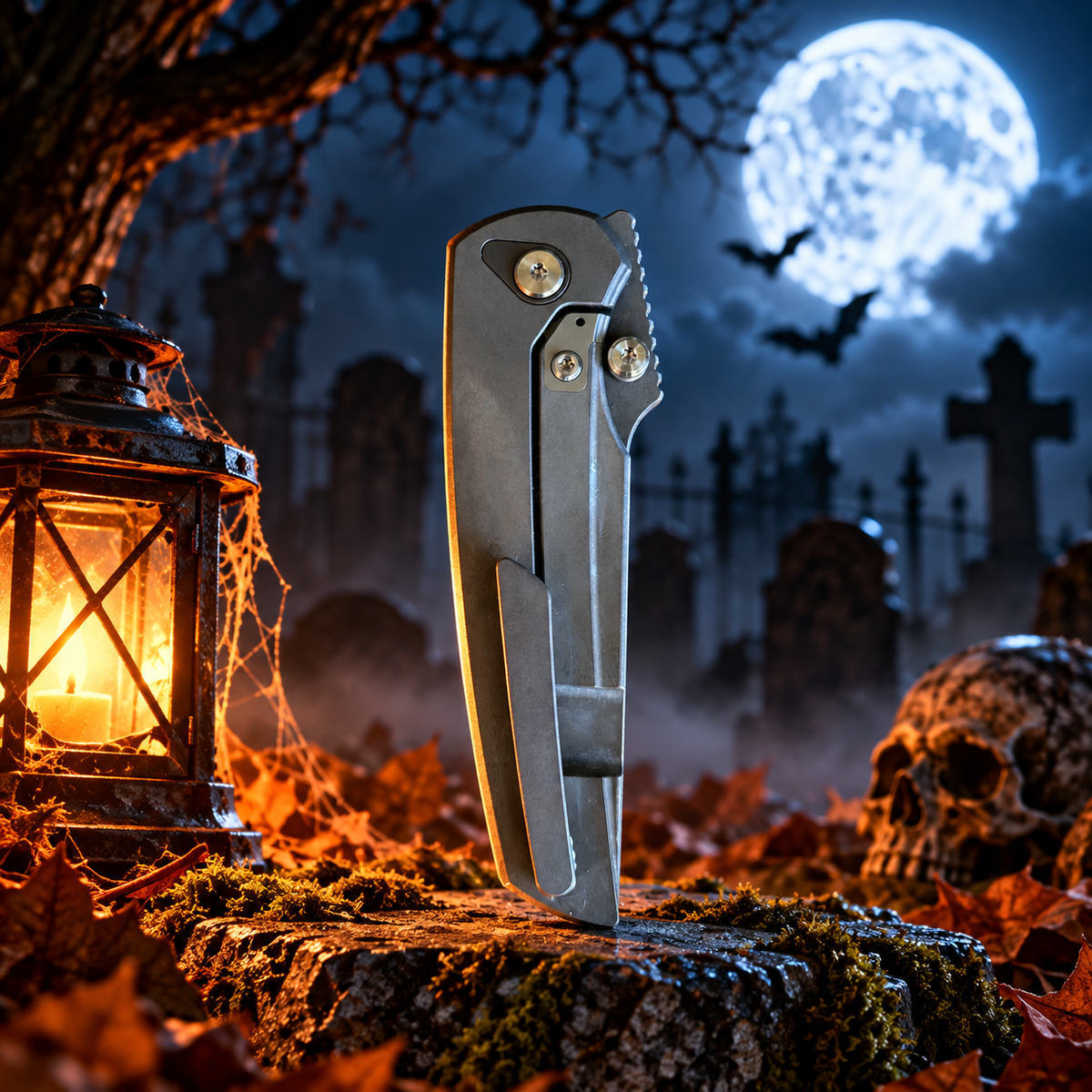 Chaves x Jake McCoy Integral Disciple Street HALLOWEEN GRAVEYARD WITH BATS THEME