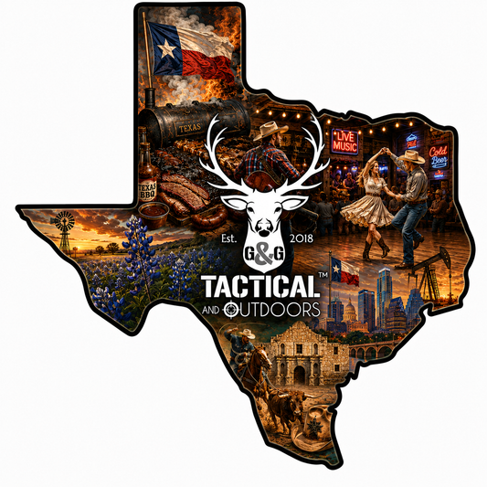 GGTO State of Texas Theme Matte Laminate 3" Sticker