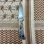 Spartan Blades Harsey Folder - Crusader Theme, Magnacut Blade, Purple Hardware Knife