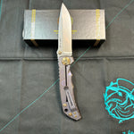 Spartan Blades Harsey Folder - Plague Doctor PURPLE Special Edition Knife