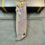 Spartan Blades Harsey Folder - Plague Doctor PURPLE Special Edition Knife