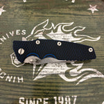 Rick Hinderer Eklipse Spearpoint 3.5" S45VN, Tri-Way, Stonewash Blue, Blue/Black G10 Folding Knife
