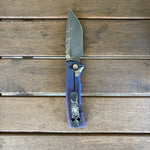 Chaves Redencion Street Integral Magnetic Titanium, Tanto Belt Finish M390 Blade, Knife HALLOWEEN HAUNTED HOUSE THEME