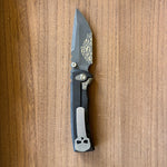 Chaves Redencion Street Integral Magnetic Titanium, Tanto Belt Finish M390 Blade, Knife HALLOWEEN GRIM REAPER THEME