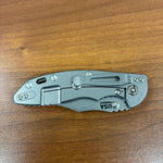 Rick Hinderer XM-18 3.5" Magnacut Bowie, Non Flipper, Tri-Way, Bead Blast, Stonewash Blade, Orange G10 Knife