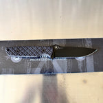 Spartan Blades Alala 3.75" Black Fixed Blade 1095 Cro-Van Steel Knife SBSL004BKBK