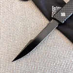 Ocaso 18LLB Lucent Large Black OTF 3.5" M390 Harpoon Blade Knife