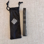Ocaso 18LLB Lucent Large Black OTF 3.5" M390 Harpoon Blade Knife