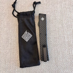 Ocaso 18LLB Lucent Large Black OTF 3.5" M390 Harpoon Blade Knife