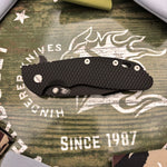 Rick Hinderer XM-24 4.0" S45VN Harpoon Spanto Tri-Way Battle Black, Black G10 Knife