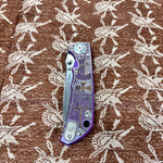 Spartan Blades Harsey Folder - Templar Theme, Stonewash Magnacut 4" Blade Knife