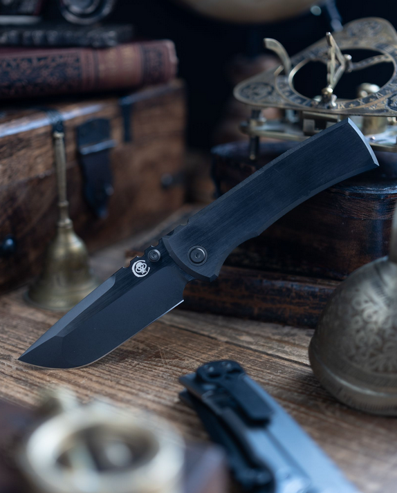 Chaves Integral Redencion 229 Black PVD Handle Drop Point Blade PVD Blade Knife