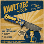 Chaves TAK Flipper Integral 2.75" M390 Knife Fallout Vault-Tec Theme 1