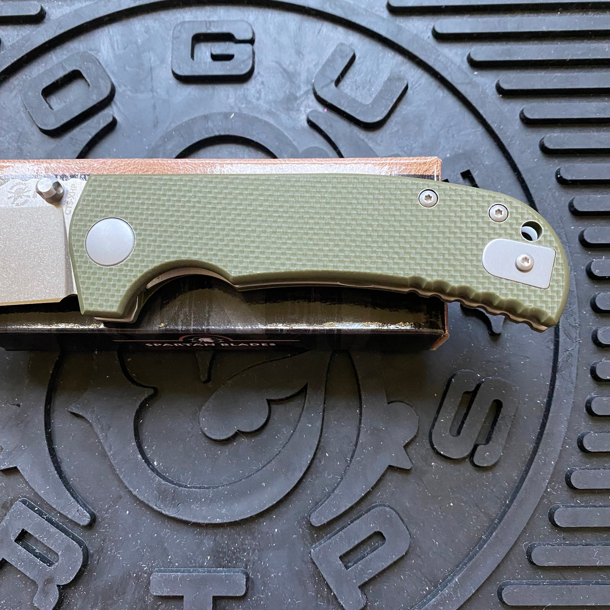Spartan SFBL8GR Astor Linerlock Folding Knife with Green Handle