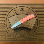 Boker MINI Dessert Warrior Kalashnikov Dagger Automatic Knife 2.5" Blue Donut