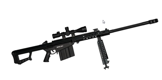 Goatguns Mini .50 Cal BLACK - Die Cast Model Toy