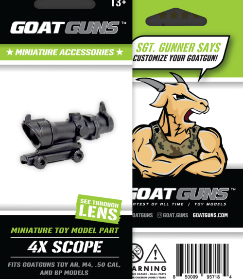 Goatguns Mini 4x Scope - Die Cast Model Toy