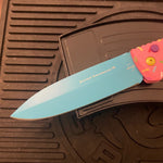 Boker XXL Kalashnikov Exclusive Dessert Warrior 4.75" Blue Blade Donut Automatic Knife