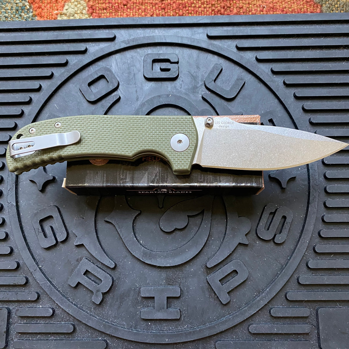Spartan SFBL8GR Astor Linerlock Folding Knife with Green Handle