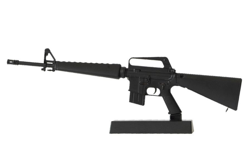 Goatguns Mini M16A1 - Black Die Cast Model Toy