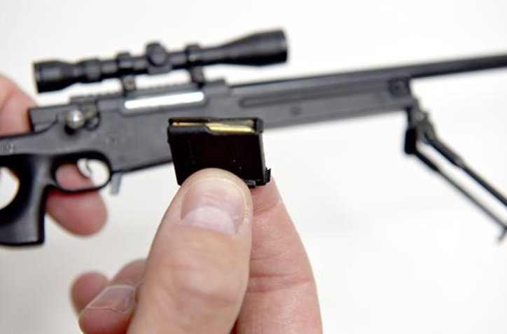 Goatguns Mini Sniper Rifle BLACK - Die Cast Model Toy