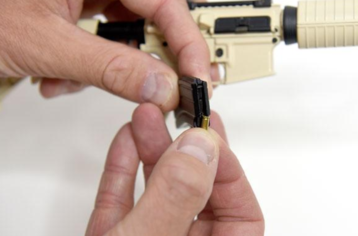 Goatguns Mini AR15 FDE Stormstropper - Die Cast Model Toy