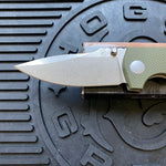 Spartan SFBL8GR Astor Linerlock Folding Knife with Green Handle