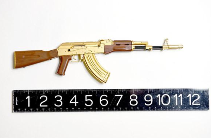 Goatguns Mini AK47 GOLD - Die Cast Model Toy