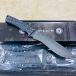 Spartan Blades Machai Black 6.625" Blade Black Micarta Handles Pro-Grade Knife SBSL002BKBK