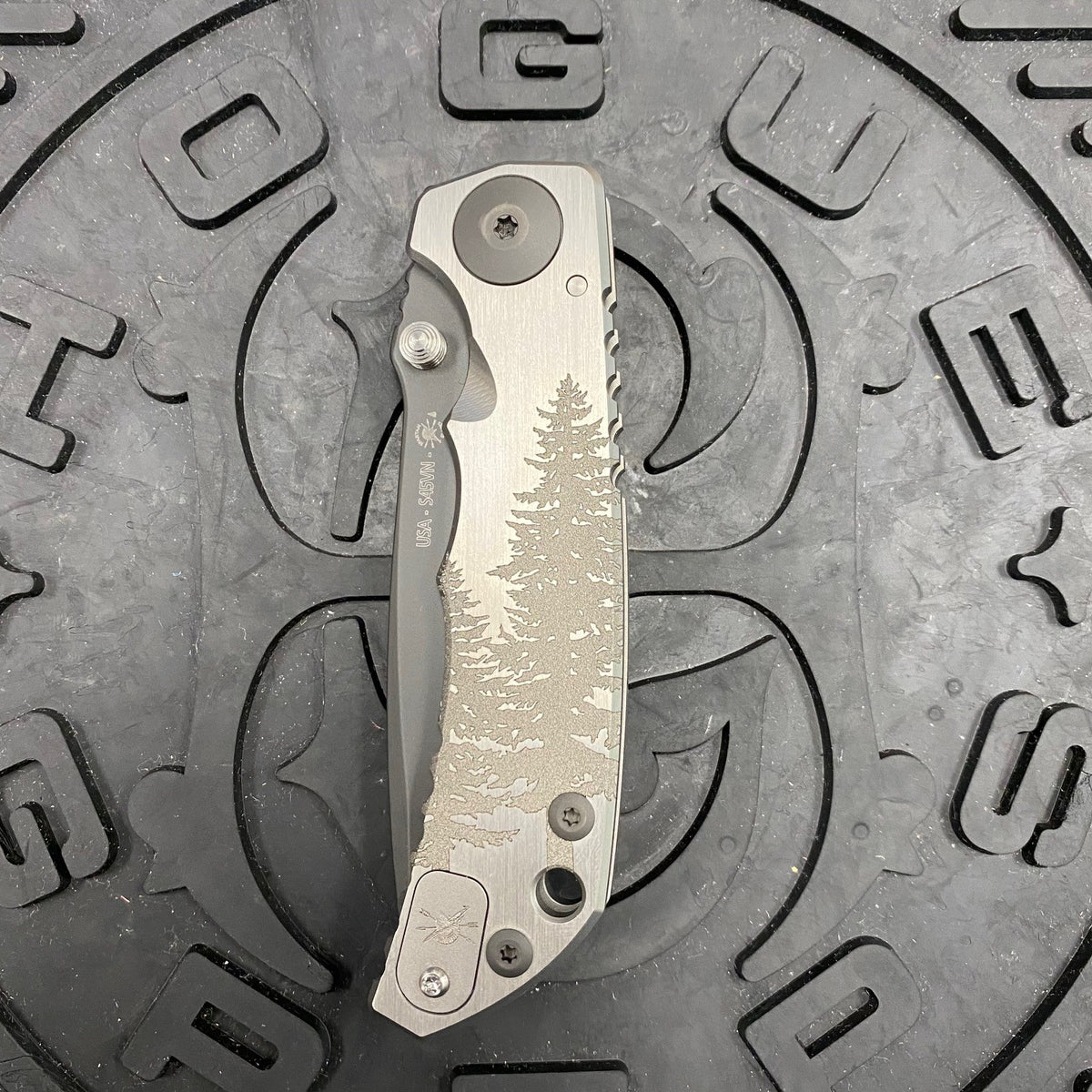 Spartan Blades Harsey Folder - Fir Trees - Special Edition