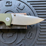 Spartan SFBL8GR Astor Linerlock Folding Knife with Green Handle