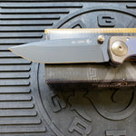 Spartan Blades SF5RFLUSH SHF Royal Flush Harsey Folding Knife 3.95" S45VN PVD Blade, Titanium Handles