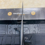 Spartan Blades Moros Black Combat Utility 5.25" Fixed Knife with Black MOLLE Sheath SB53BKBKNLBK